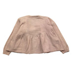 PER TE cardigan tinta unita con ricami Rosa per Neonata 44035 ROSA PER TE 