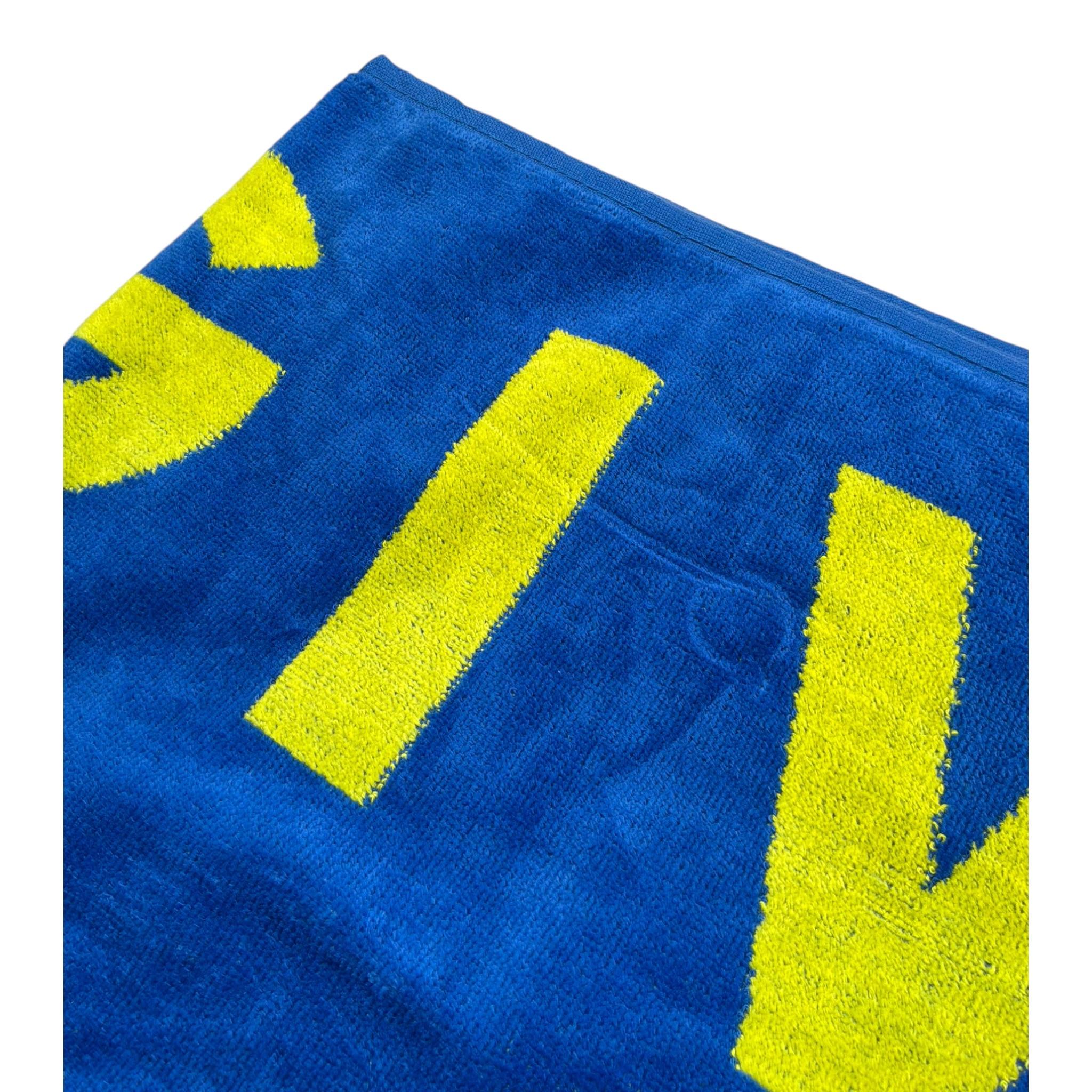 4Giveness Telo Mare Bicolore con Stampa per Bambino FGAB4082 COBALTO 4GIVENESS 