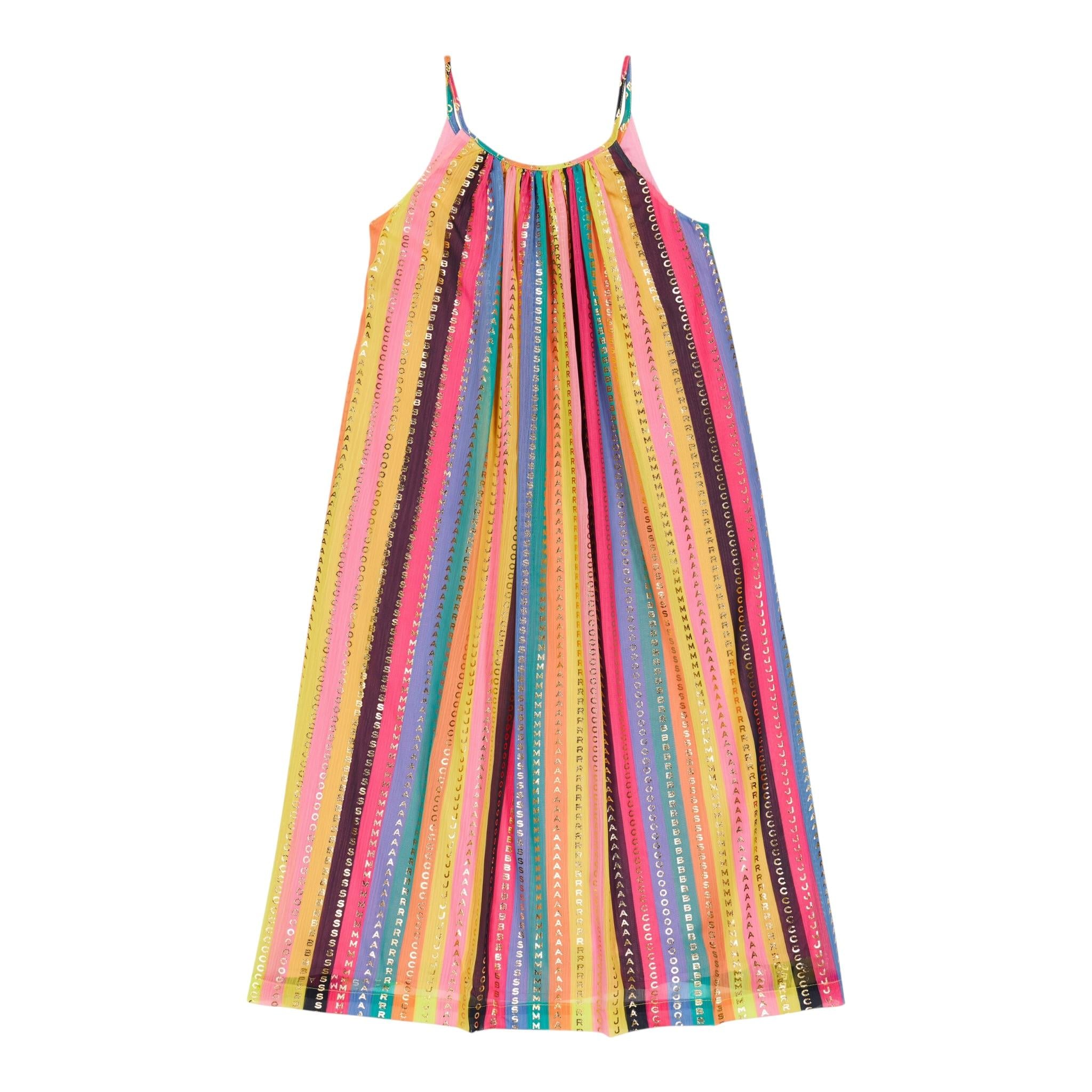 Marc Ellis Abito Bretelline Stampa Fantasia Multicolor per Bambina W12438 MULTICOLOR MARC ELLIS 