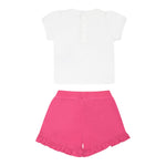 Moschino Completo 2 Pezzi T-Shirt-Short per Neonata MAG01OXX BIANCO MOSCHINO 