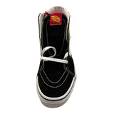 VANS sneakers collo alto tinta unita con stampe Nero per Bambino VN0A4UI2AC41 NERO VANS 