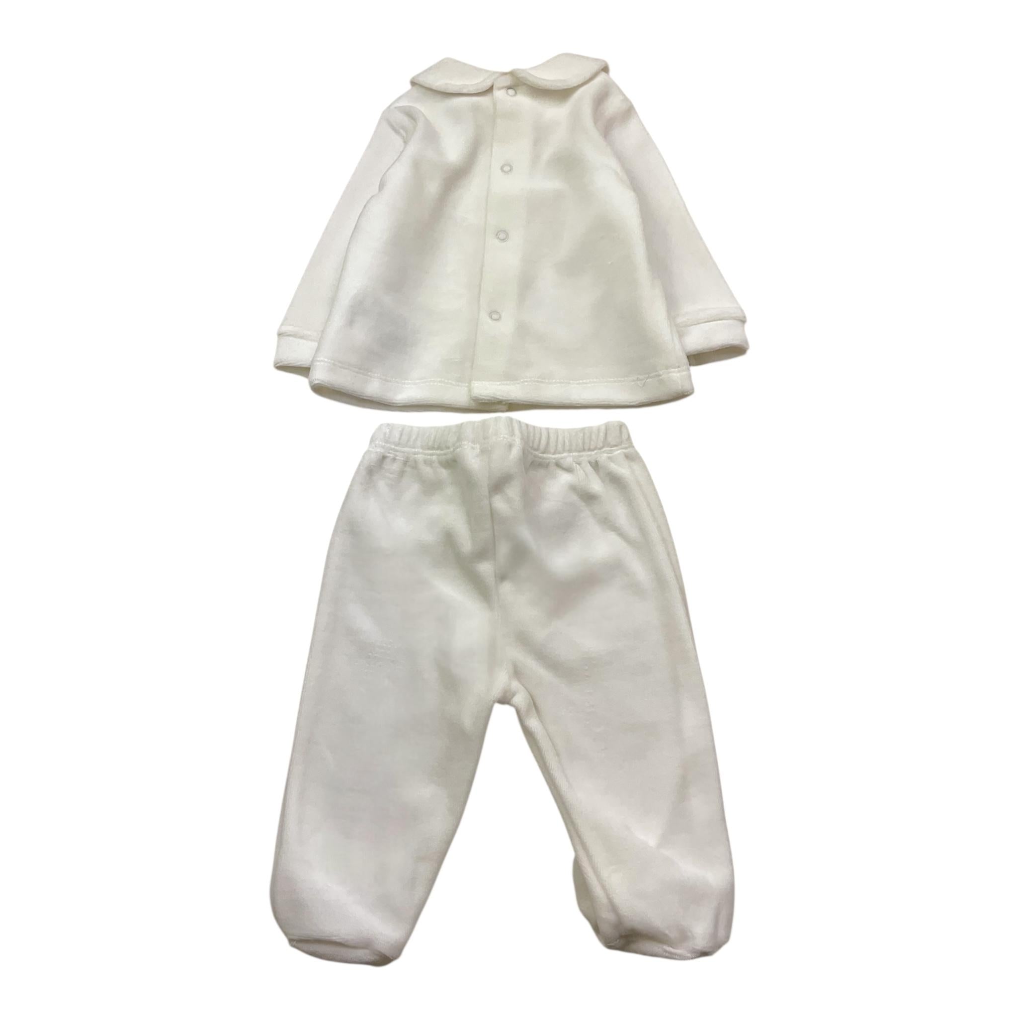 NANAN completo 2pz maglia-ghettina Bianco per Neonato I2405003B BIANCO NANAN 