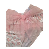Sardon Costume Modello Slip Tinta Unita con Fantasia Bianco per Neonata