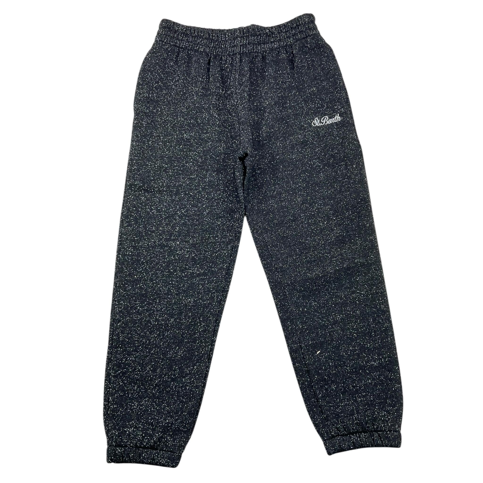SAINT BARTH pantalone tuta tinta unita glitterato Nero per Bambina ODALYS NERO SAINT BARTH 