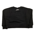 JOHN RICHMOND felpa tinta unita girocollo con stampa Nero per Bambina RGA24053FEJX NERO JOHN RICHMOND 