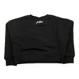 JOHN RICHMOND felpa tinta unita girocollo con stampa Nero per Bambina RGA24053FEJX NERO JOHN RICHMOND 