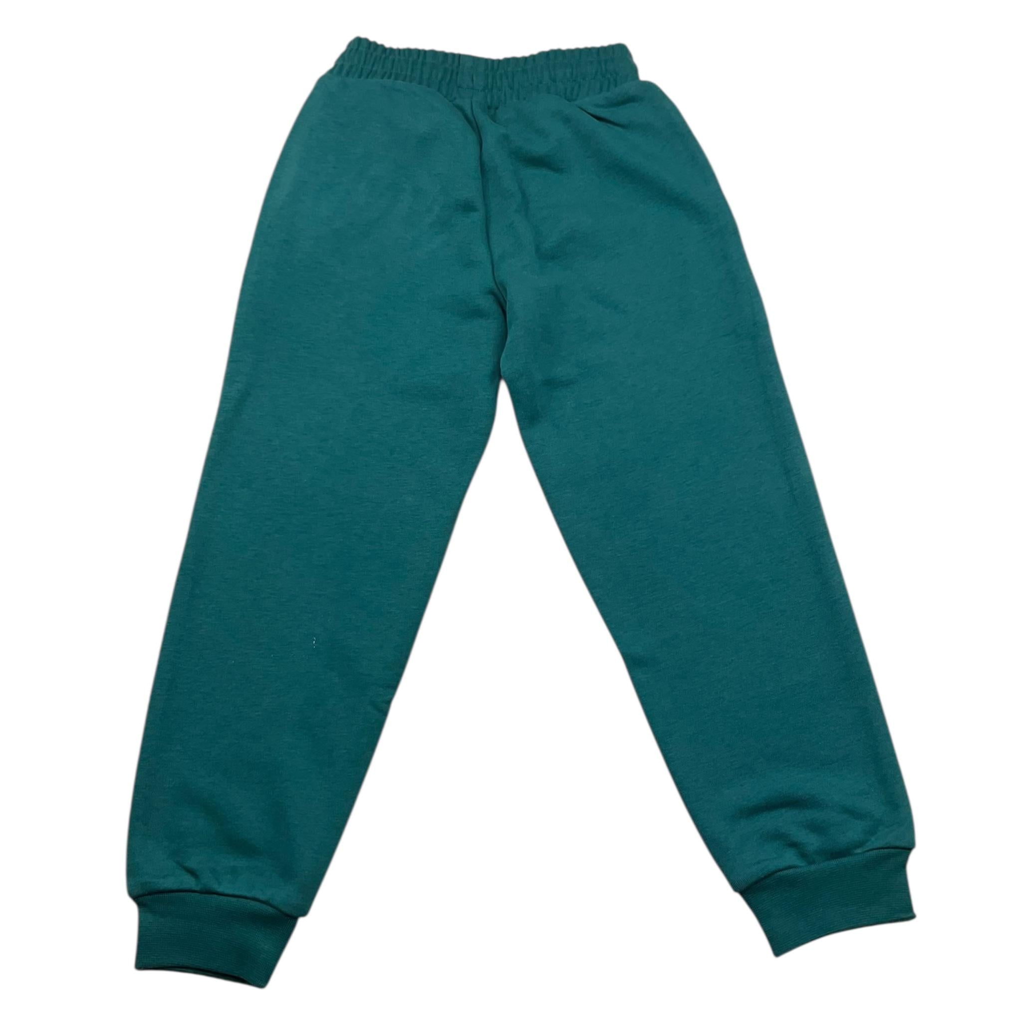 ICEBERG pantalone tuta tinta unita con stampa Verde per Bambino PFICE5316JX VERDE ICEBERG 