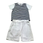 I Delfi Completo 2 Pezzi T-Shirt-Bermuda per Neonato 25P5327 BIANCO I DELFI 