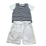 I Delfi Completo 2 Pezzi T-Shirt-Bermuda per Neonato 25P5327 BIANCO I DELFI 