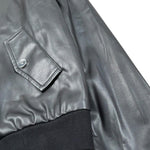 Liu Jo Giubbino In Ecopelle Tinta Unita con Zip per Bambina GA5208 NERO LIU JO 