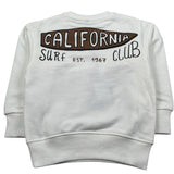 Please Felpa Chiusa Girocollo Tinta Nita con Logo Bianco per Bambino LB19040B72 BIANCO PLEASE 