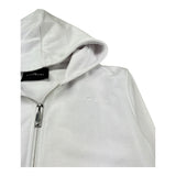 John Richmond Felpa con Zip E Cappuccio Tinta Unita per Bambino RGP26001FE BIANCO JOHN RICHMOND 