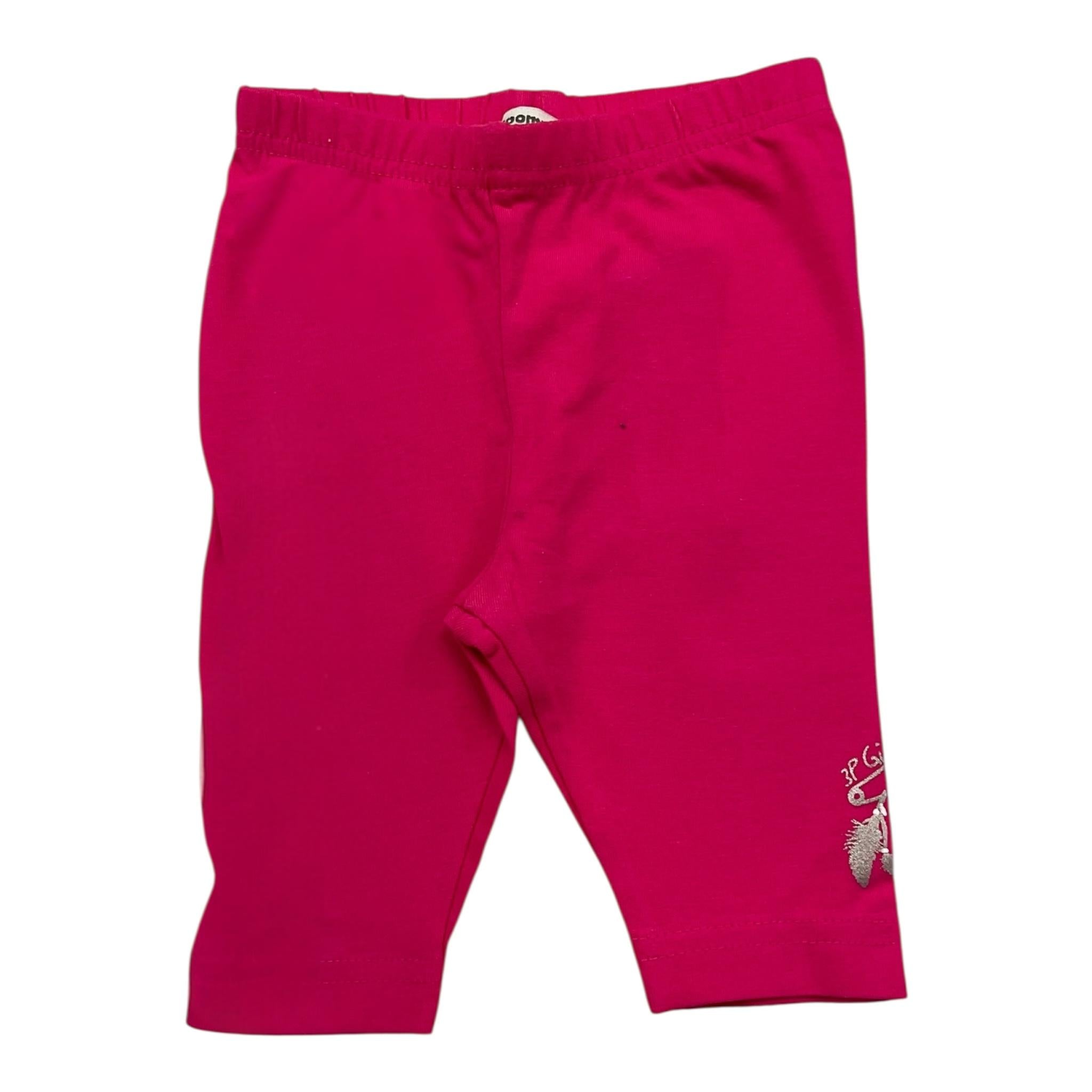 3 Pommes Leggins Tinta Unita per Neonata 3F24002 FUXIA 3 POMMES 