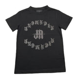JOHN RICHMOND t-shirt girocollo tinta unita con brillantini Nero per Bambina RBA25036TS NERO JOHN RICHMOND 