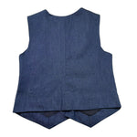 Manuel & Frank Gilet Tinta Unita per Bambino MF5143R BLU MANUEL & FRANK 