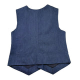 Manuel & Frank Gilet Tinta Unita per Bambino MF5143R BLU MANUEL & FRANK 