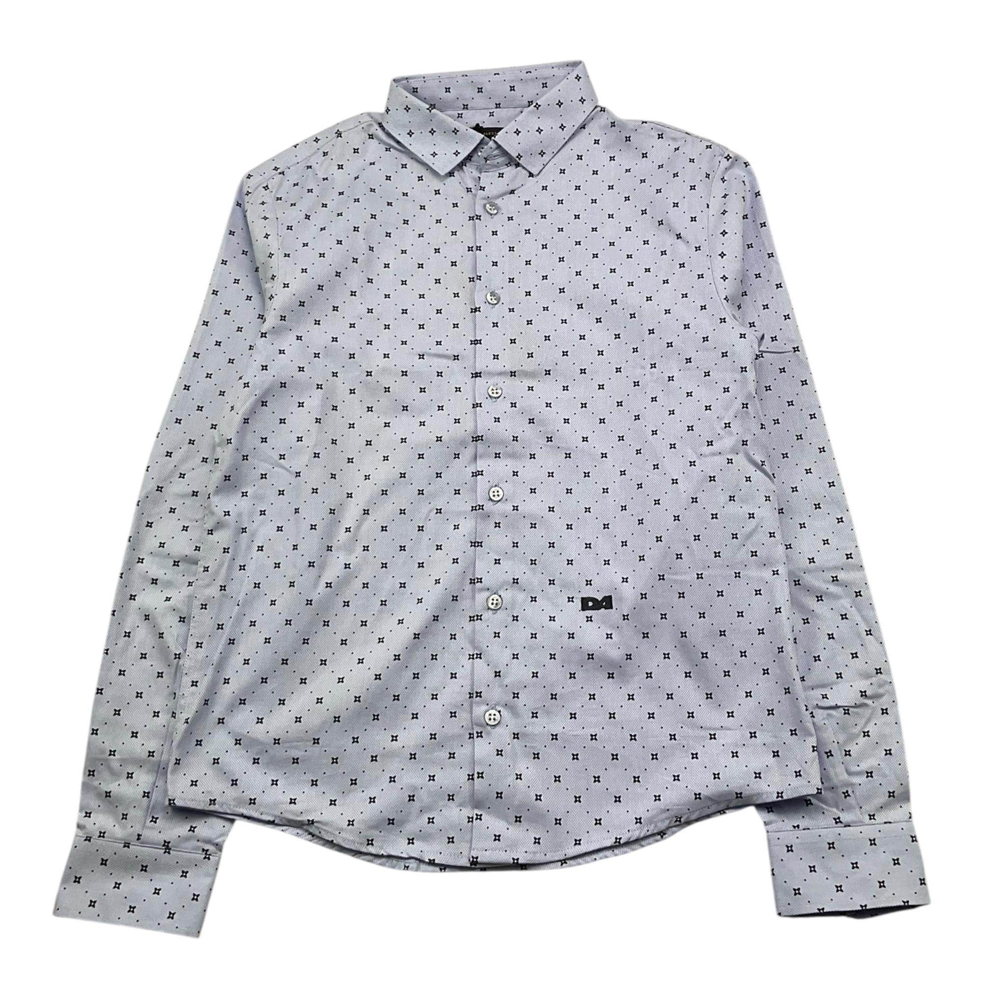 DANIELE ALESSANDRINI camicia manica lunga tinta unita Azzurro per Bambino 1231C000040 AZZURRO DANIELE ALESSANDRINI 