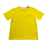 Saint Barth T-Shirt Girocollo Tinta Unita per Bambino 00710L GIALLO SAINT BARTH 