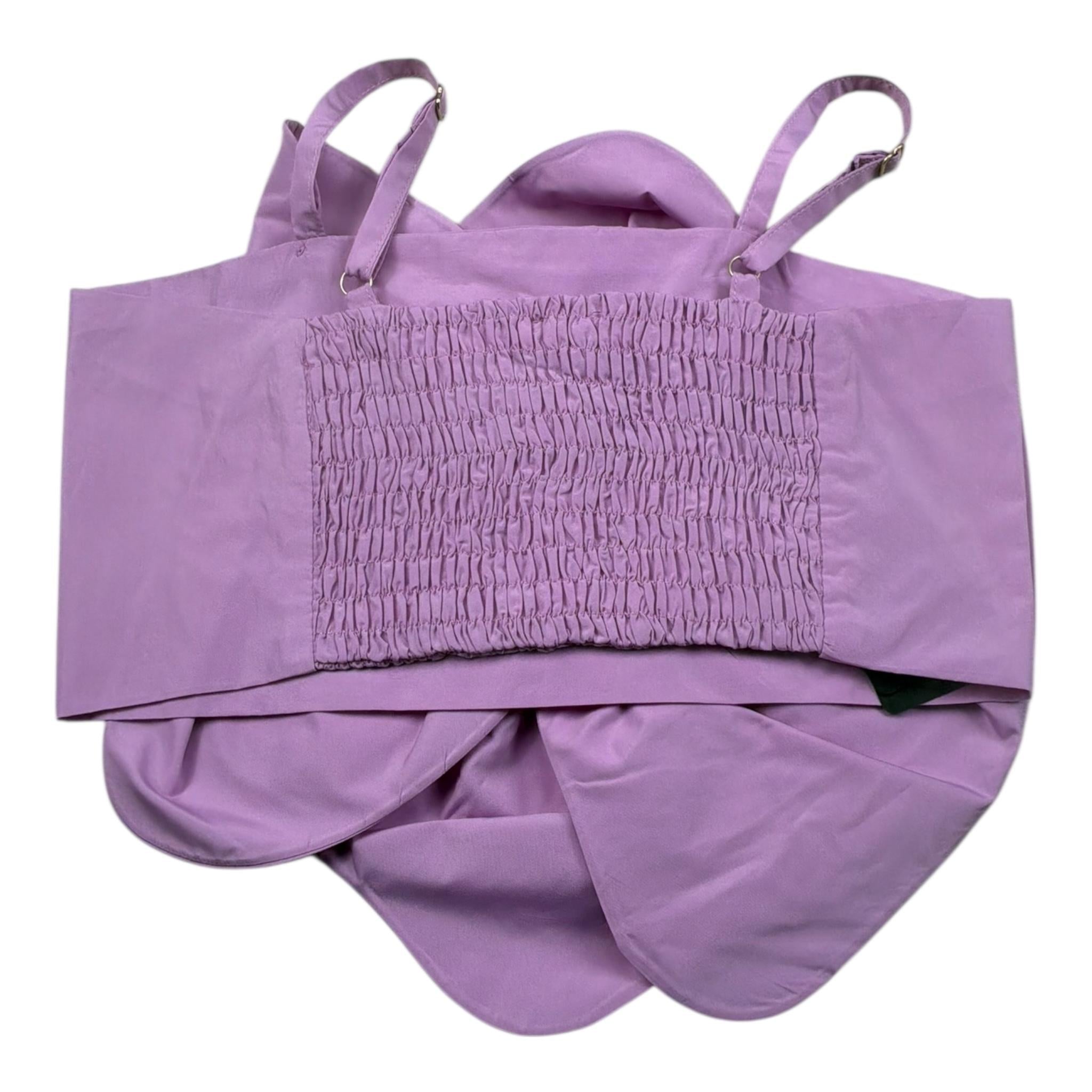 Fun & Fun Completo 2 Pezzi Top-Gonna Tinta Unita per Bambina FNCJSK01021 GLICINE FUN & FUN 