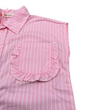 Vicolo Camicia Giromanica tinta unita con Taschino Rosa per Bambina 3146C0779 ROSA VICOLO 