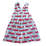 Moschino Abit Tinta Unita Fantasia A Righe per Neonata MDV0DD BIANCO/AZZURRO MOSCHINO 