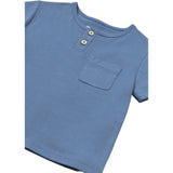 Mayoral T-Shirt Tinta Unita con Stampa per Bambino 11058J BLU MAYORAL 