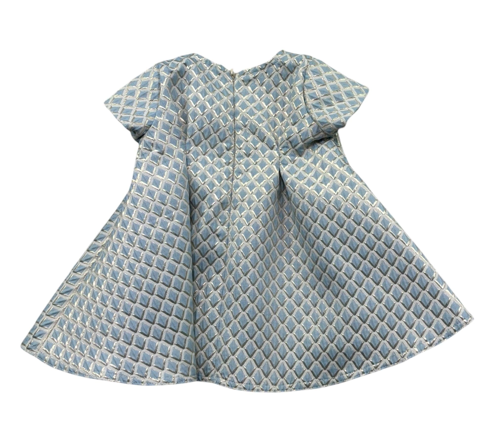 Trussardi Abito Mezza Manica Stampa Fantasia per Neonata TIP26150VE AZZURRO TRUSSARDI 