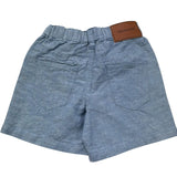 Trussardi Bermuda Tinta Unita con Elastico In Vita per Neonato TIP26039BE BLU TRUSSARDI 