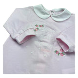 Le Bebe Tutina Manica Lunga Tinta Unita  per Neonata LBG6213 ROSA LE BEBE 