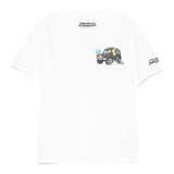 Saint Barth T-Shirt Girocollo Tinta Unita con Stampa per Neonato CPTGANN BIANCO SAINT BARTH 