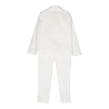 Fay Completo 2 Pezzi Giacca-Pantalone Tinta Unita per Bambino FU3P40 BIANCO FAY 