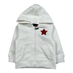 John Richmond Felpa con Zip E Cappuccio Tinta Unita per Neonata RIP26129FE BIANCO JOHN RICHMOND 