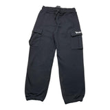 Disclaimer Pantalone Modello Tuta Tinta Unita Con Elastico In Vita Nero Per Bambino