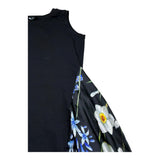 Monnalisa Canotta Girocollo Tinta Unita Asimmetrica per Bambina 413612 NERO MONNALISA 