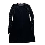 LIU JO abito manica lunga tinta unita in velluto  Nero per Bambina GF4177X NERO LIU JO 