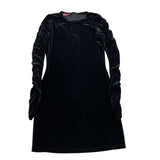 LIU JO abito manica lunga tinta unita in velluto  Nero per Bambina GF4177X NERO LIU JO 