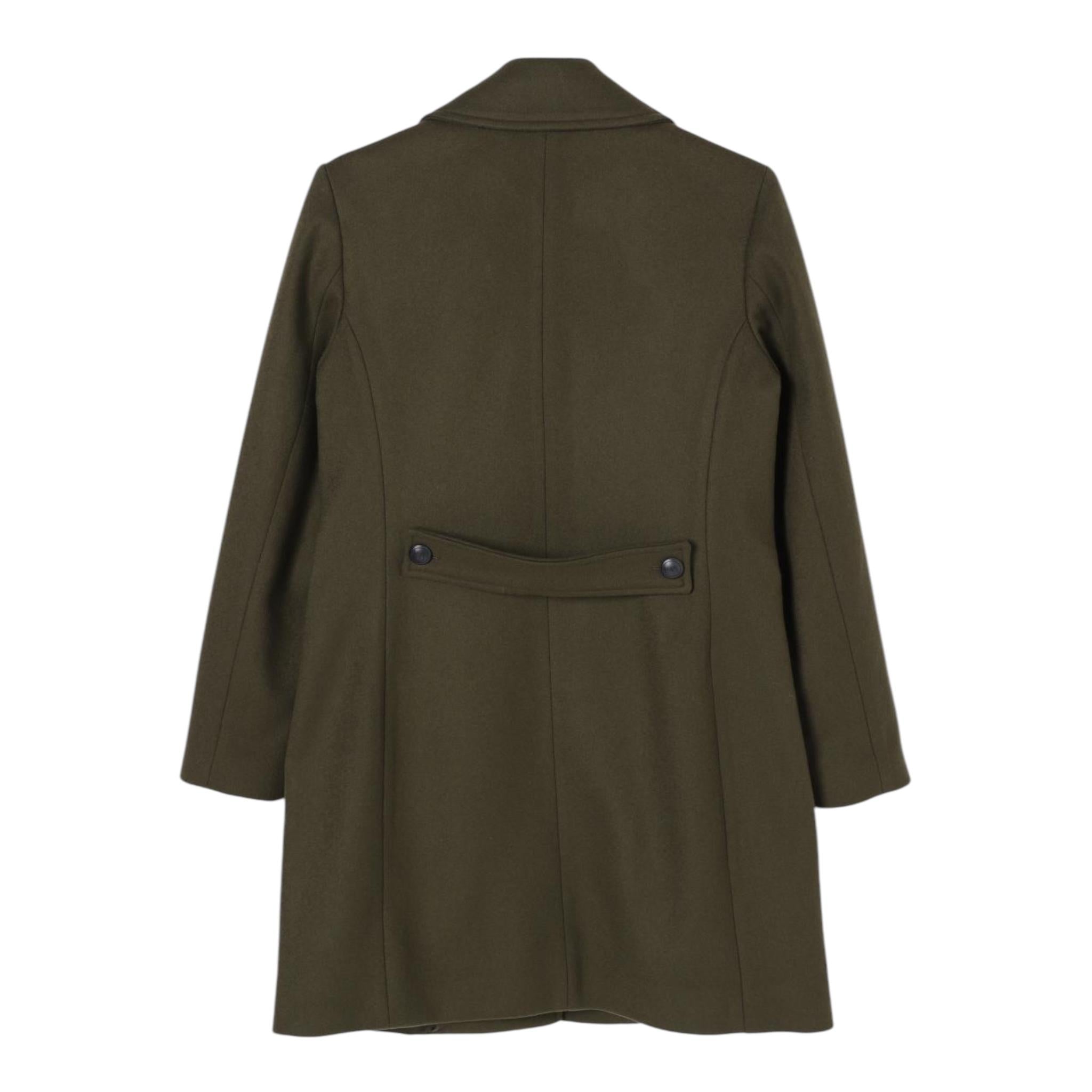 FAY cappotto tinta unita con bottoni Verde per Bambino FV2A30 VERDE FAY 