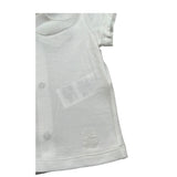 Le Bebe T-Shirt Tinta Unita con Colletto per Neonata LBG5835 BIANCO LE BEBE 
