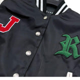 John Richmond Giubbino Modello College Bicolore con Bottoni per Bambino RBP26038GB BIANCO/NERO JOHN RICHMOND 