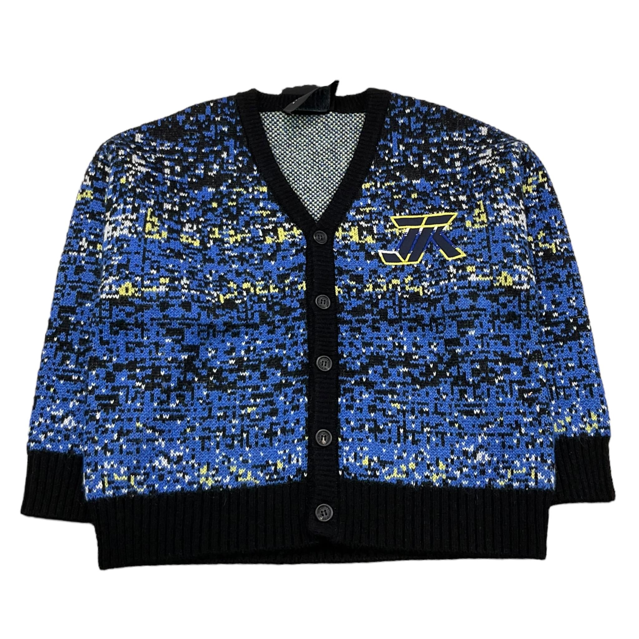 JOHN RICHMOND cardigan scollo a v stampa fantasia Blu per Bambino RBA25206CD BLU JOHN RICHMOND 