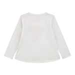 GUESS shirt girocollo tinta unita con stampa Bianco per Neonata K4YI11K6YW4X BIANCO GUESS 