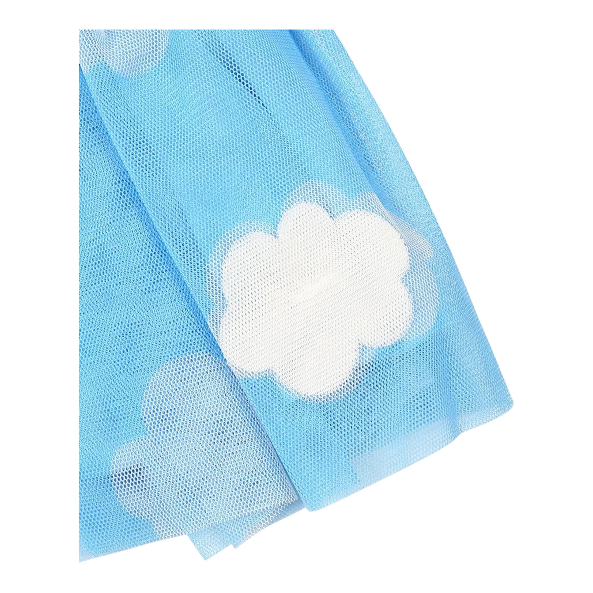 STELLA McCARTNEY gonna tinta unita con tulle Azzurro per Neonata TV7021N AZZURRO STELLA McCARTNEY 