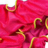 F**K Costume Modello Slip Tinta Unita con Profili In Contrasto per Bambina FJ25B4A20BBFFJ ROSA FLUO F**K 