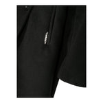 TWINSET cappotto tinta unita con frange Nero per Bambina 232GJ2062 NERO TWINSET 