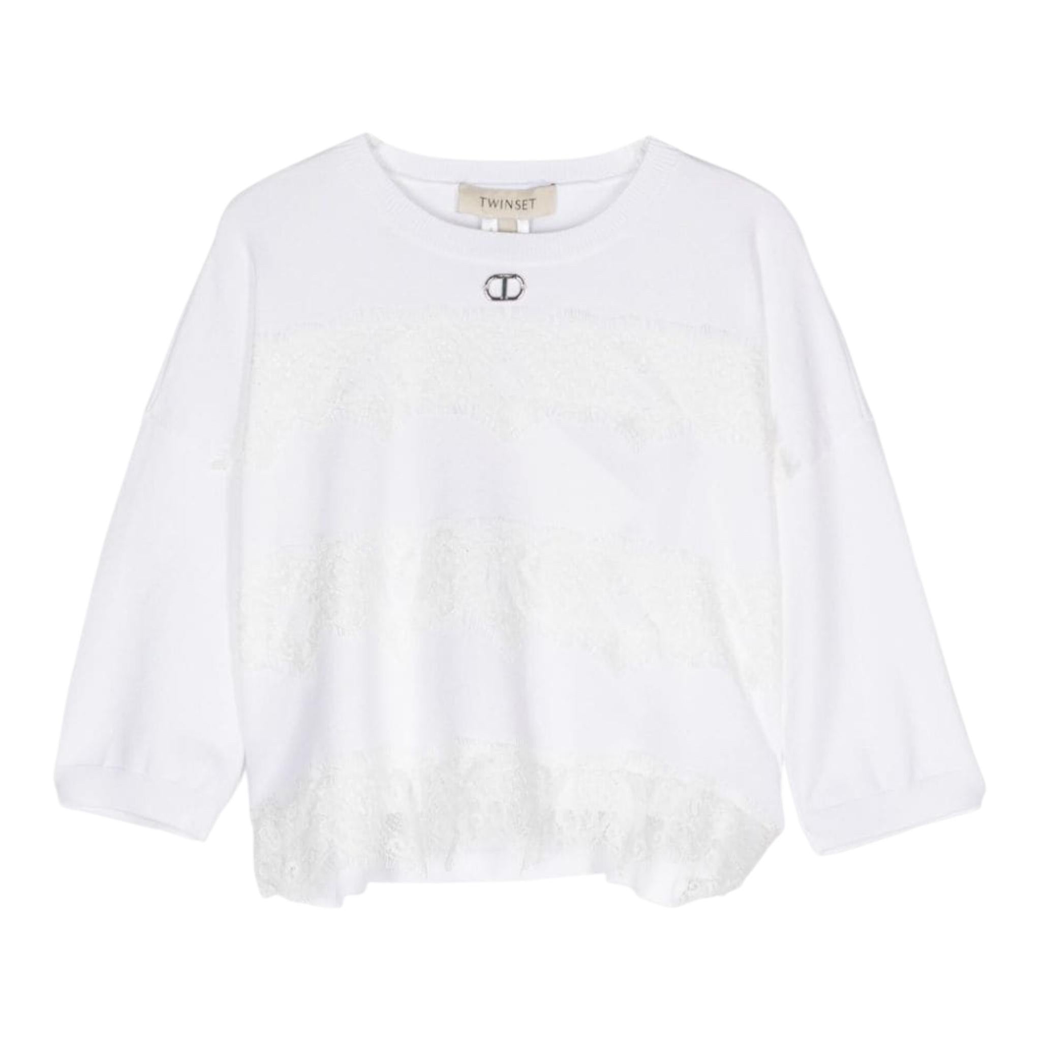 TWINSET 241GJ3QB0BIANCO