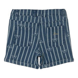 Guess Short Tinta Unita Con Fantasia A Righe E Girovita Regolabile Blu Per Neonata