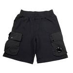 C.P. Company Bermuda In Tuta Tinta Unita per Bambino CUQ00E NERO C.P. COMPANY 