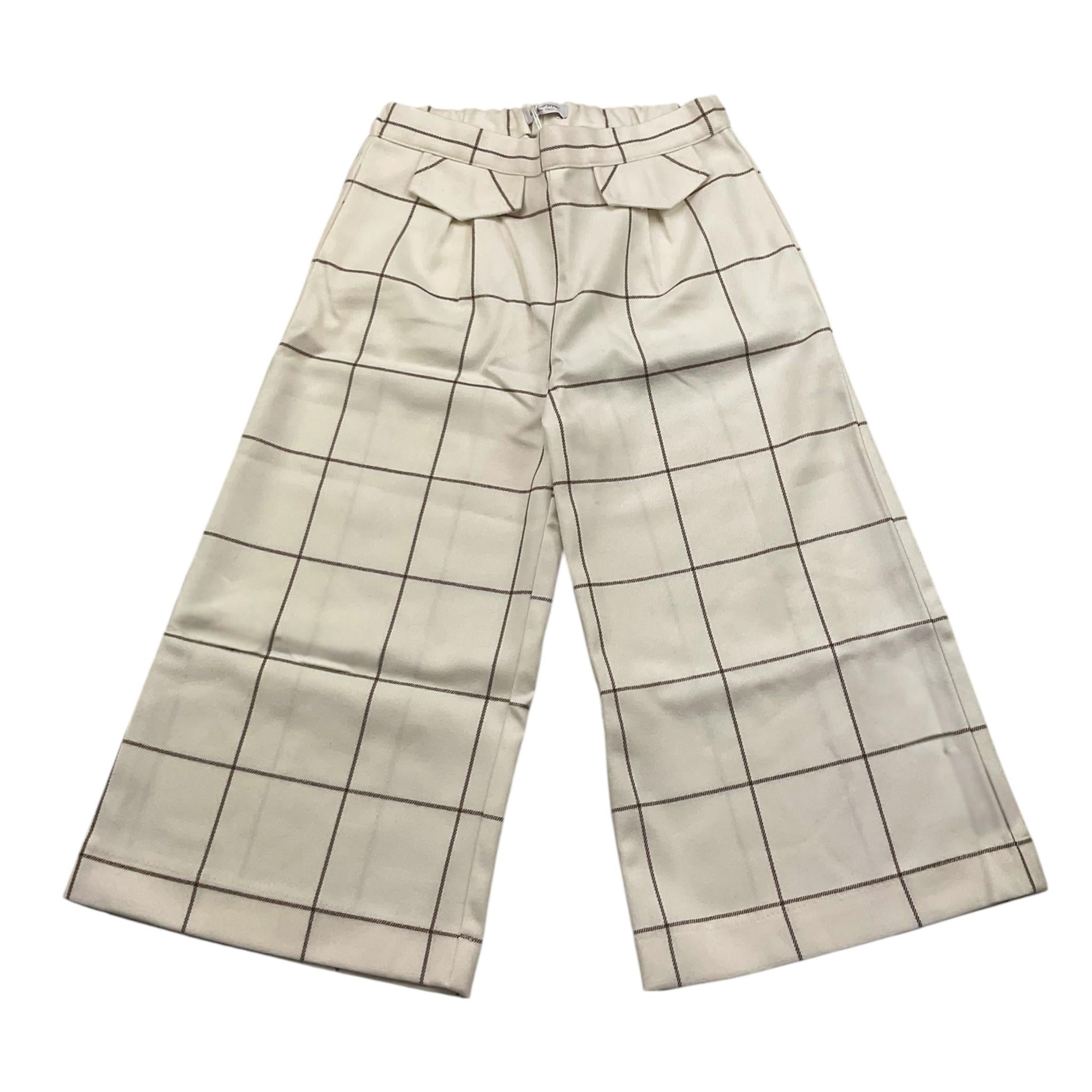LE COCONNE pantalone modello palazzo tinta unita Panna per Bambina LCN2302 PANNA LE COCONNE 
