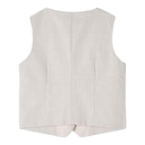 Mayoral Gilet Tinta Unita Beige Per Neonato