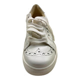 Montelpare Sneakers Tinta Unita con Lacci per Bambina MIT7959 BIANCO MONTELPARE 